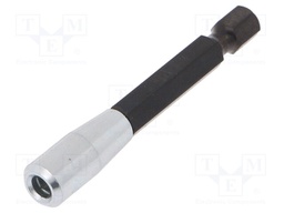 Holders for screwdriver bits; Socket: 1/4"; Overall len: 60mm