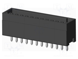 Connector: pluggable terminal block; socket; male; on PCBs