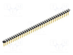 Connector: pin strips; pin header; male; PIN: 36; 2mm; THT; 1x36