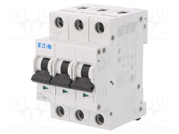 Circuit breaker; 230/400VAC; Inom: 6A; Poles: 3; DIN; Charact: B