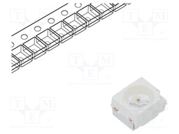 LED; SMD; 3528,PLCC2; red; 200÷430mcd; 3.5x2.8x1.8mm; 120°; 20mA