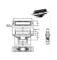 Safety switch: enabling switch; NC x2 + NO x2; OUT: 4; -10÷55°C