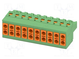 PCB connector, nominal cross section: 1.5 mm?, color: green,