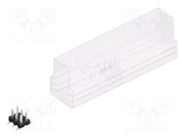 Connector: pin strips; pin header; male; PIN: 6; 2.54mm; SMT; 2x3