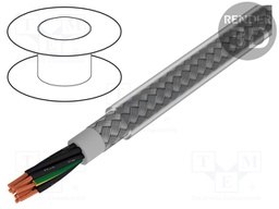 Wire; Pro-Met; 9G0,75mm2; tinned copper braid; PVC; transparent