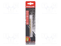 Drill bit; for metal; Ø: 6mm; HSS-TIN; Features: grind blade