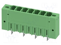 PCB headers, nominal cross section: 6 mm?, color: green, nom