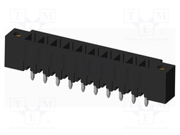 Connector: pluggable terminal block; socket; male; on PCBs