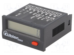 Counter: electronical; LCD; pulses; 99999999; IP65; IN 1: voltage