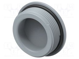Stopper; polyamide; grey; IP68; Entrelec; Gland: M32; 10mm