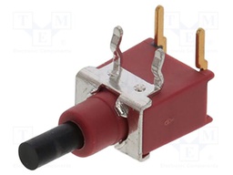 Switch: push-button; Pos: 2; SPST-NO; OFF-(ON); Contacts: copper