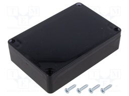 Enclosure: multipurpose; X: 90mm; Y: 135mm; Z: 35mm; ABS; black; IP65