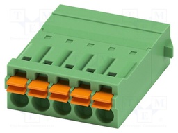 PCB connector, nominal cross section: 1.5 mm?, color: green,