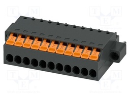 PCB connector, nominal cross section: 1.5 mm2, color: black,