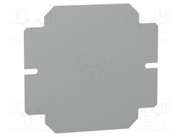 Mounting plate; galvanised steel; W: 150mm; L: 150mm; NSYSBM151512