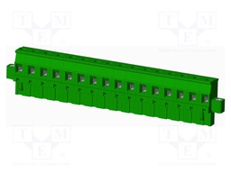 Connector: pluggable terminal block; plug; female; angled 90°