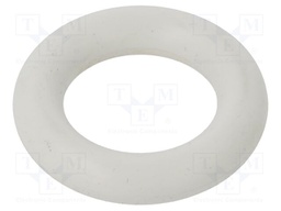 O-ring gasket; silicone; Thk: 10mm; Øint: 30mm; white; -60÷160°C