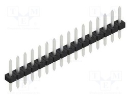 Connector: pin strips; pin header; male; PIN: 16; 2mm; THT; 1x16