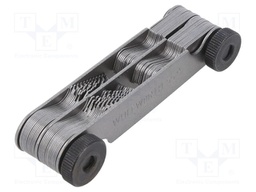 Screw pitch gauges; for metric thread