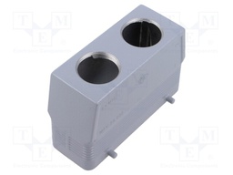 Enclosure: for HDC connectors; C-TYPE; size 104.27; high; M32