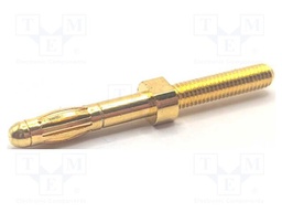Connector: 3mm banana; plug; 20A; 31.5mm; M3