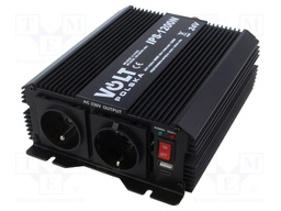 Converter: DC/AC; Uout: 225÷235VAC; 21÷31VDC; 222x165x69mm; 800W