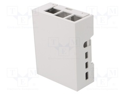 Enclosure: for computer; Raspberry Pi 4 B; ABS; grey; X: 71.1mm