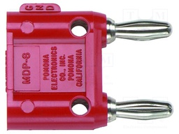 Stackable safety shunt; 15A; 5kV; red; 40.13mm; Mounting: on cable