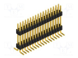 Connector: pin strips; pin header; male; PIN: 34; 1.27mm; SMT; 2x17