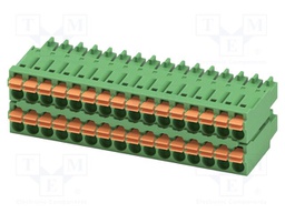 PCB connector, nominal cross section: 1.5 mm?, color: green,