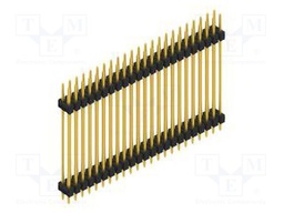 Connector: pin strips; pin header; male; PIN: 46; 2.54mm; THT; 2x23