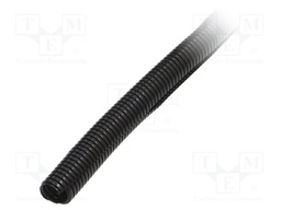 Conduit; ØBraid : 16.5mm; polyamide; black; Len: 50m; -40÷120°C