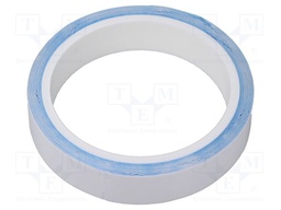 Tape: heat transfer; W: 19mm; L: 5m; Thk: 0.25mm; 0.6W/mK; white