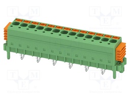 PCB direct plug, nominal cross section: 2.5 mm2, color: gree