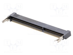 Connector: DDR3; horizontal; SMT; PIN: 204; 5.2mm; 1.5V