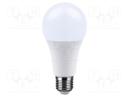 LED lamp; white warm; E27; 220÷240VAC; 1521lm; P: 15W; 200°; 3000K