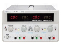 Power supply: laboratory; Channels: 3; 0÷30VDC; 0÷5A; 0÷30VDC; 0÷5A