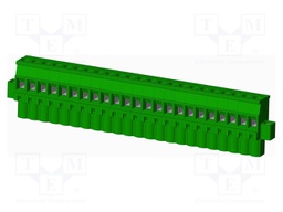 Connector: pluggable terminal block; plug; female; angled 90°