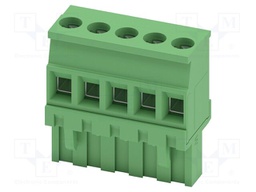 PCB connector, nominal cross section: 2.5 mm?, color: green,