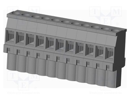 Connector: pluggable terminal block; plug; female; angled 90°