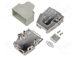 Enclosure for connectors: D-Sub; D-Sub 9pin,D-Sub HD 15pin