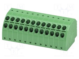 PCB connector, nominal cross section: 1.5 mm?, color: green,