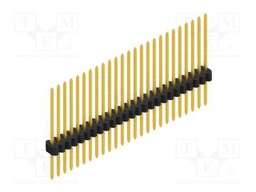 Connector: pin strips; pin header; male; PIN: 25; 1.27mm; THT; 1x25