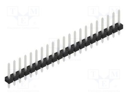 Connector: pin strips; pin header; male; PIN: 21; 2.54mm; THT; 1x21