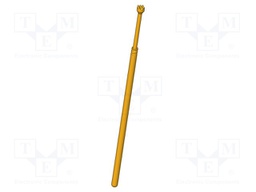 Needle-like test probe; Operational spring compression: 4.3mm