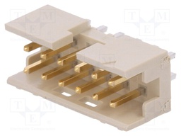 Socket; wire-board; male; Minitek; 2mm; PIN: 12; THT; on PCBs; 2A
