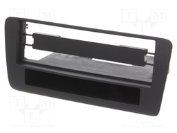 Radio mounting frame; Audi; 1 DIN; black