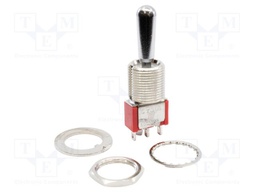 SWITCH, TOGGLE, SPDT, 5A, 120VAC, 28VDC