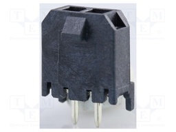 Socket; wire-board; male; Micro-Fit 3.0; 3mm; PIN: 2; THT; 5A; 600V
