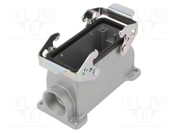 Enclosure: for HDC connectors; C146; size E16; with double latch